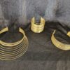 ensemble collier bracelet bague or