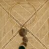 collier 3 rond pierre verte