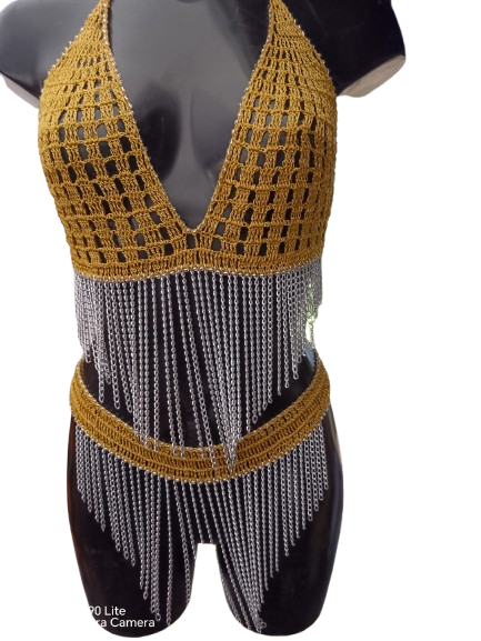 nuisette senegalaise blanc or